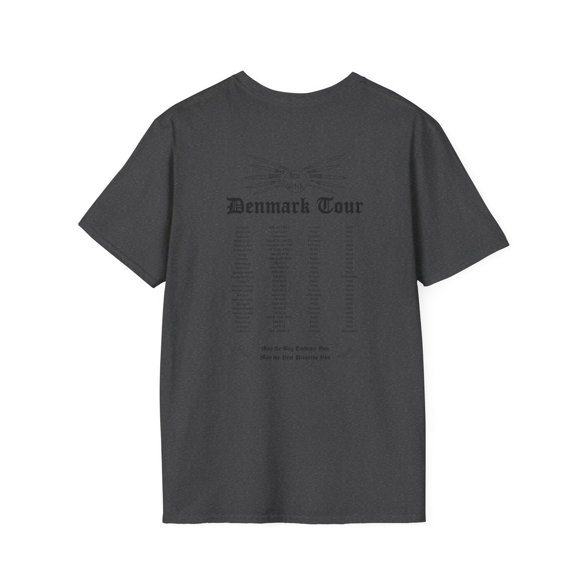 Bog Witch Denmark Tour Unisex Softstyle T-Shirt