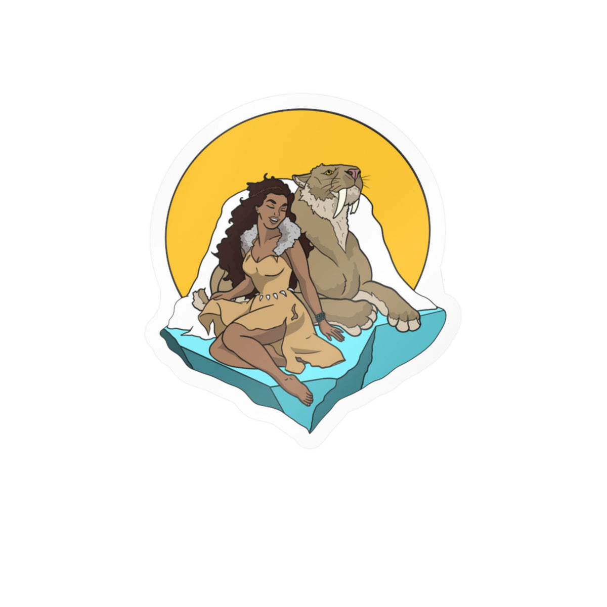 Pleistocene Girl | Kiss-Cut Vinyl Decals