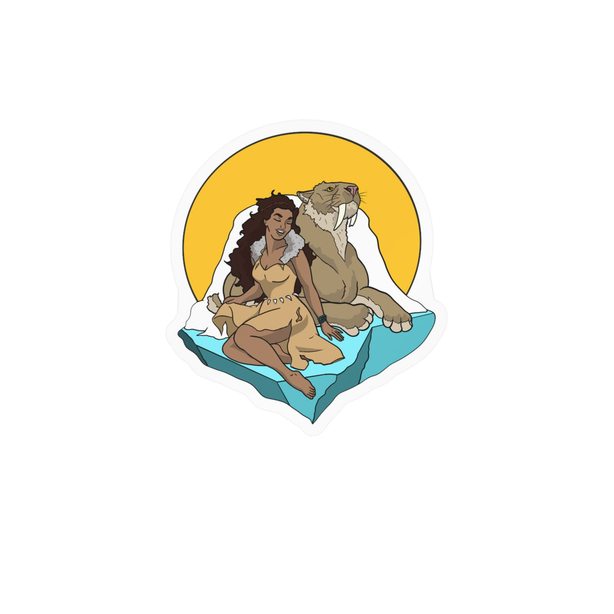 Pleistocene Girl | Kiss-Cut Vinyl Decals