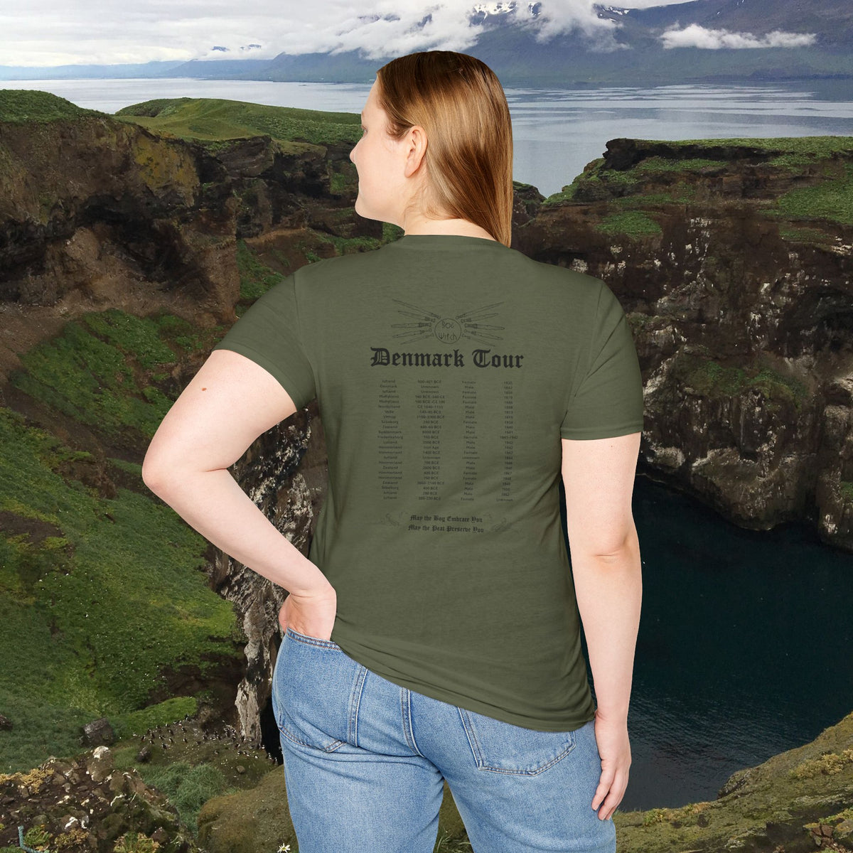 Bog Witch Denmark Tour Unisex Softstyle T-Shirt