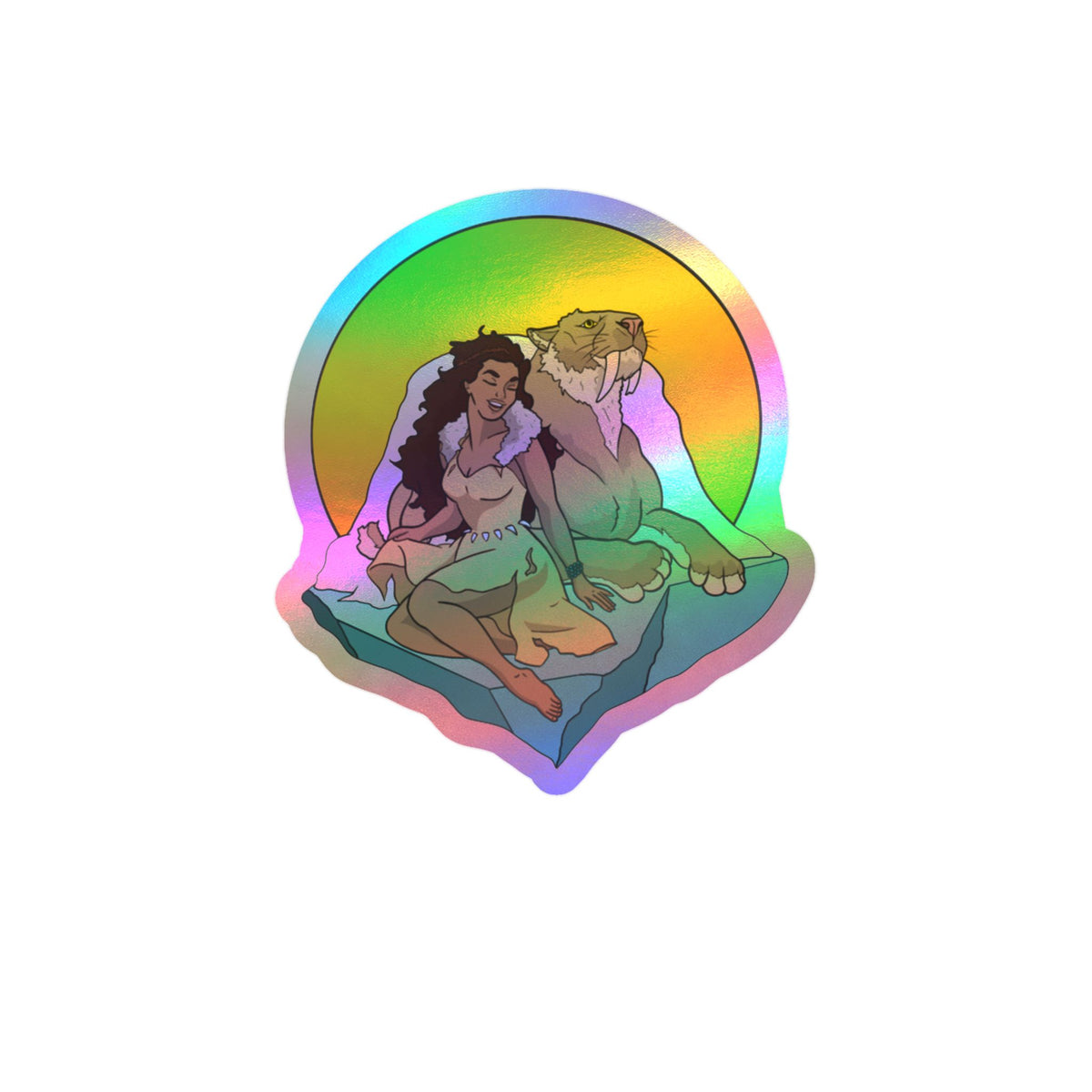 Pleistocene Girl | Kiss-Cut Vinyl Decals