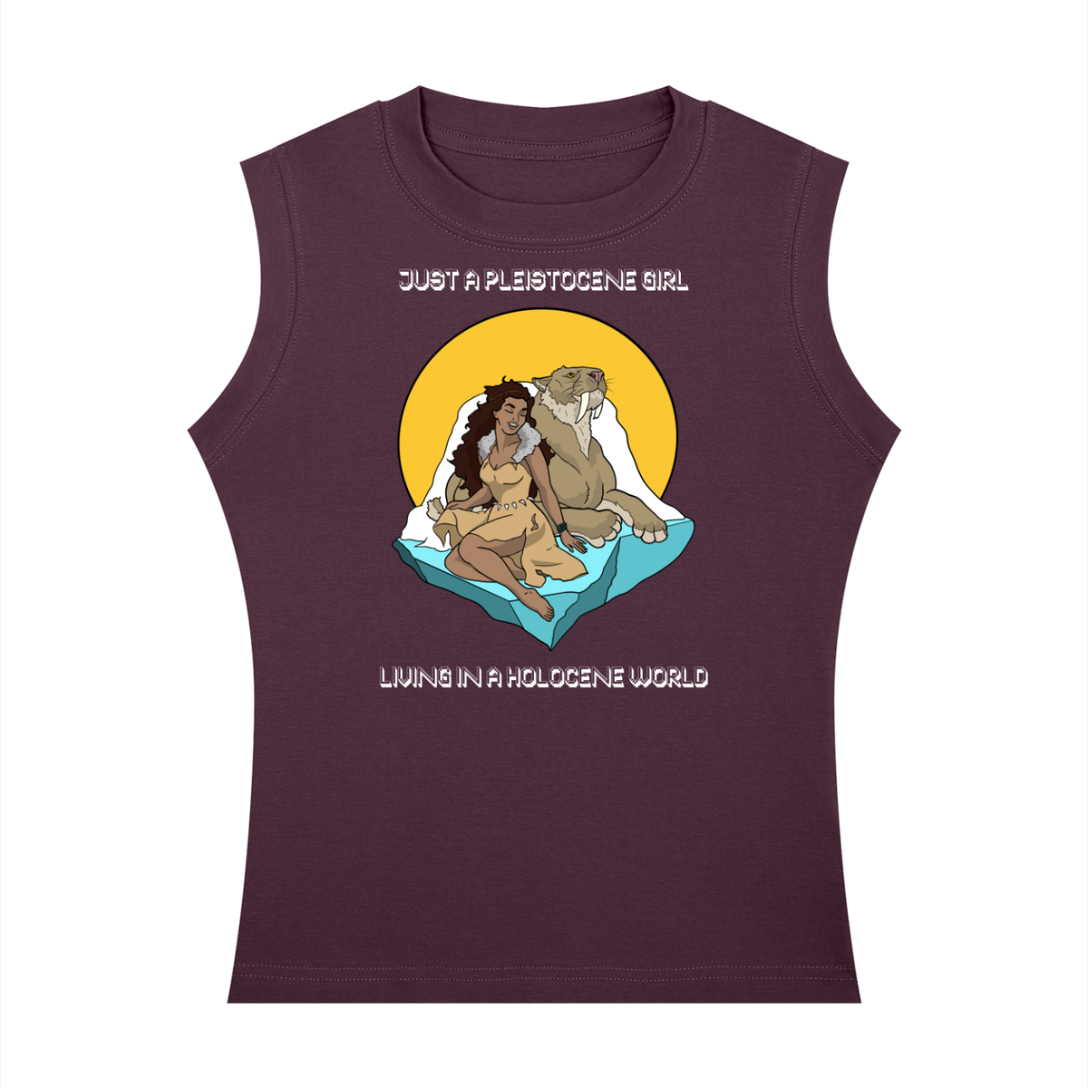 blackshirt,pleistocene,history,archaeology,girl,pinup,women,womens,tanktop,redshirt,purpleshirt,tank,archeology,iceage,funny,academic,feminist,feminism,evolution