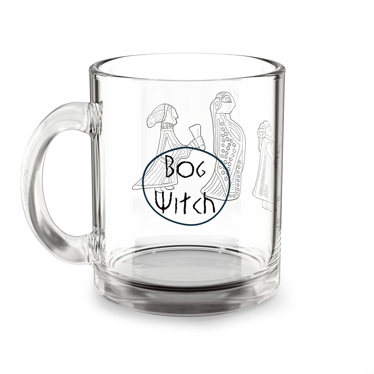 Valkyrie Glass Mug — 10oz Clear Coffee Cup