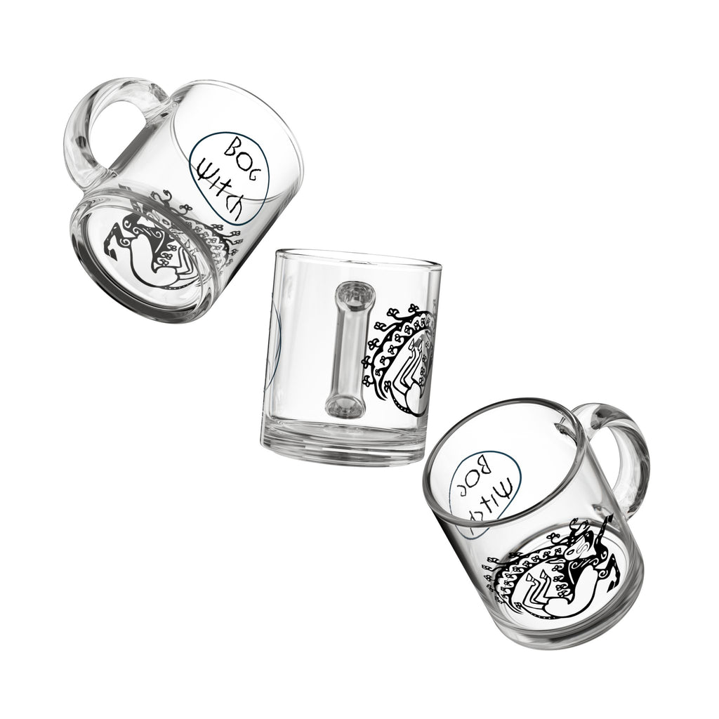Siberian Maiden Glass Mug, 10oz