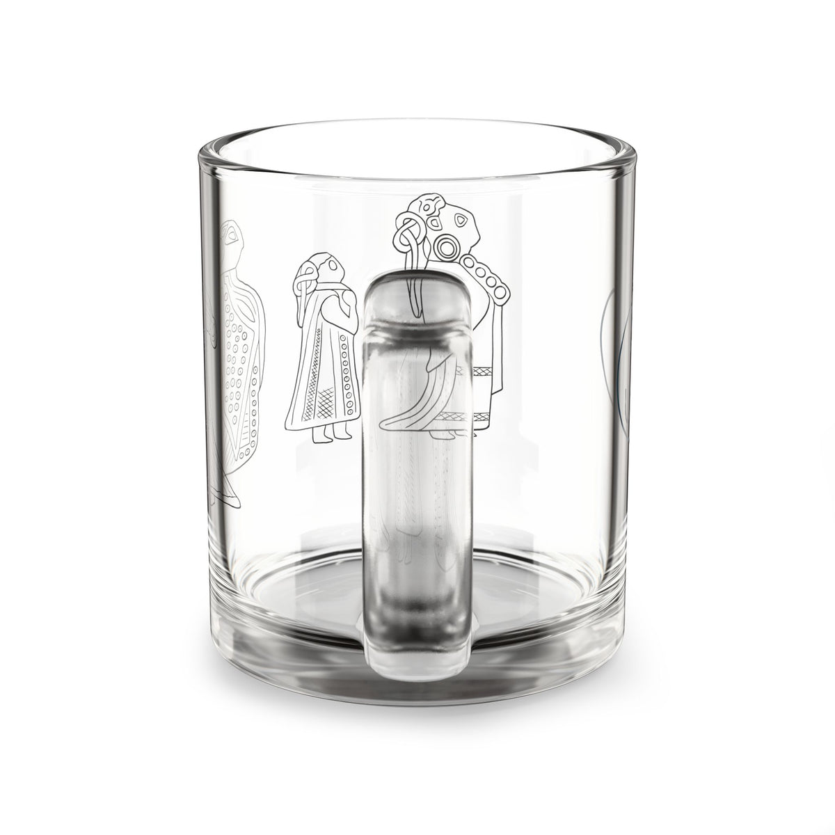 Valkyrie Glass Mug — 10oz Clear Coffee Cup