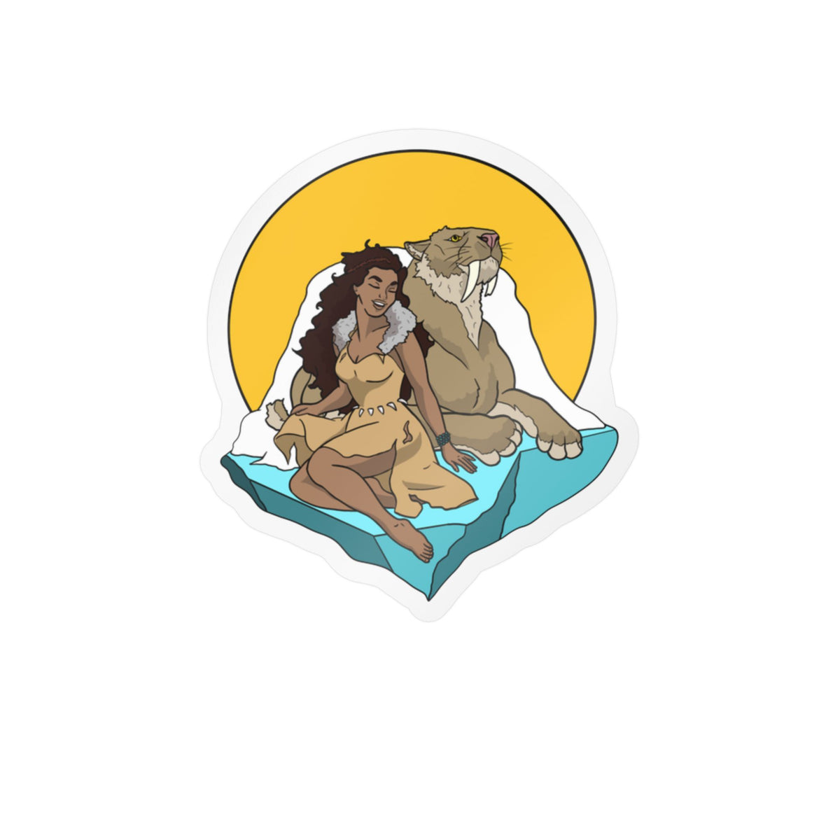 Pleistocene Girl | Kiss-Cut Vinyl Decals