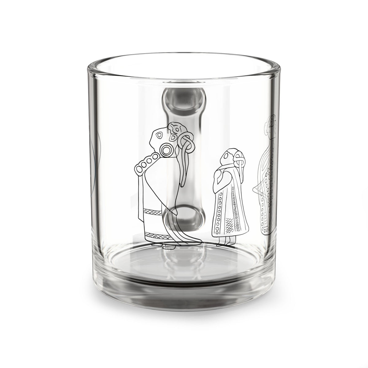 Valkyrie Glass Mug — 10oz Clear Coffee Cup