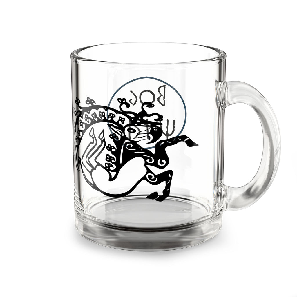 Siberian Maiden Glass Mug, 10oz