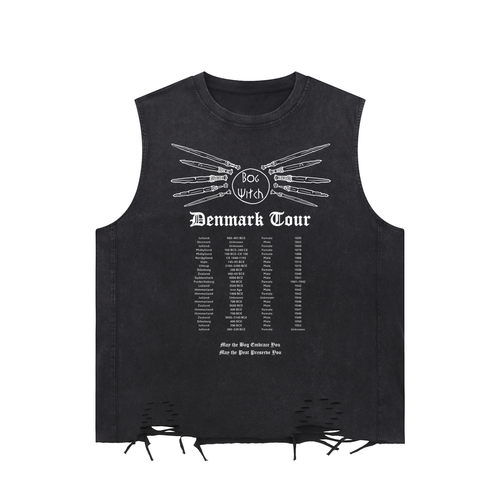 iron age, bog, tour,black,tanktop,metal,band,edgy,worn,goth,archaeology,history,handdrawn,witchy,witch,Denmark