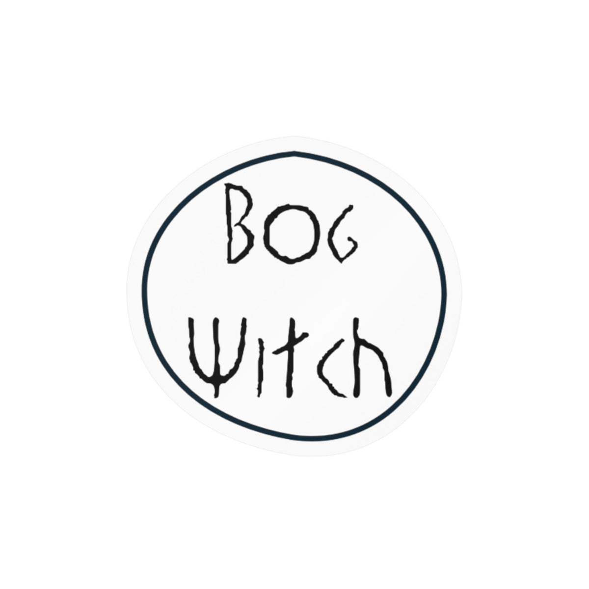 Bog Witch logo sticker