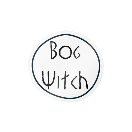Bog Witch logo glossy sticker