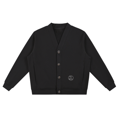 Bog witch logo, black cardigan, front, corbel, architecture, lion