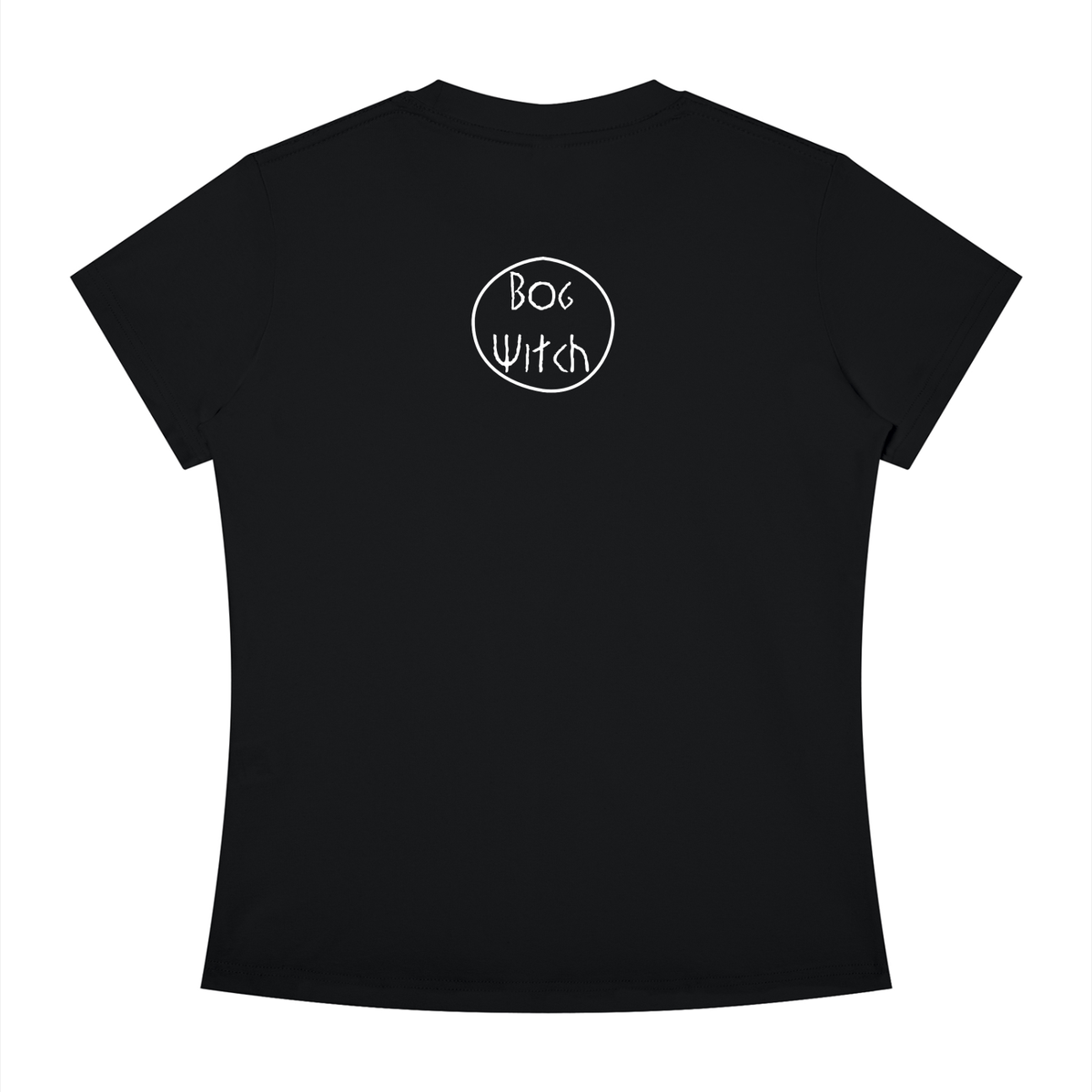 Blackshirt,witch,handdrawn,lineart,pleistocene,holocene,archaeology,history,women,feminism,tshirt,shirt,pinup,back