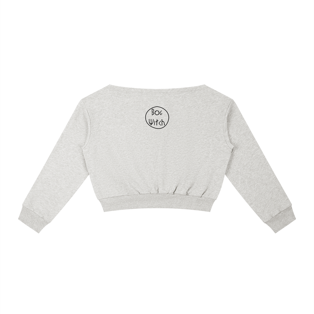 White Mycenean dagger sweater, back, archaeology