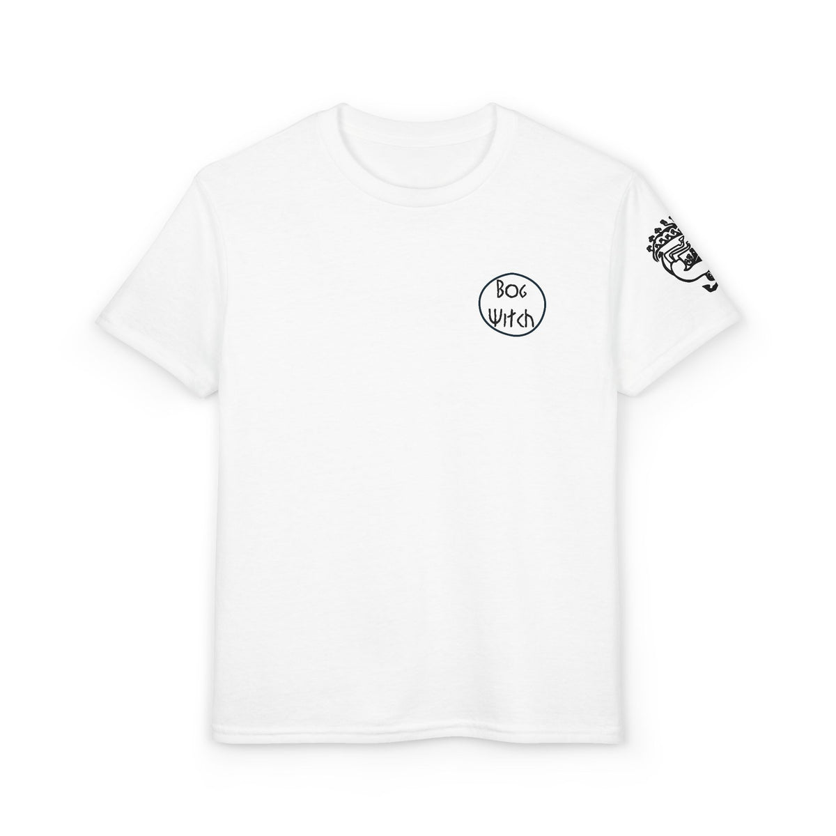 Siberian maiden tattoo shirt with tattoo on sleeve
