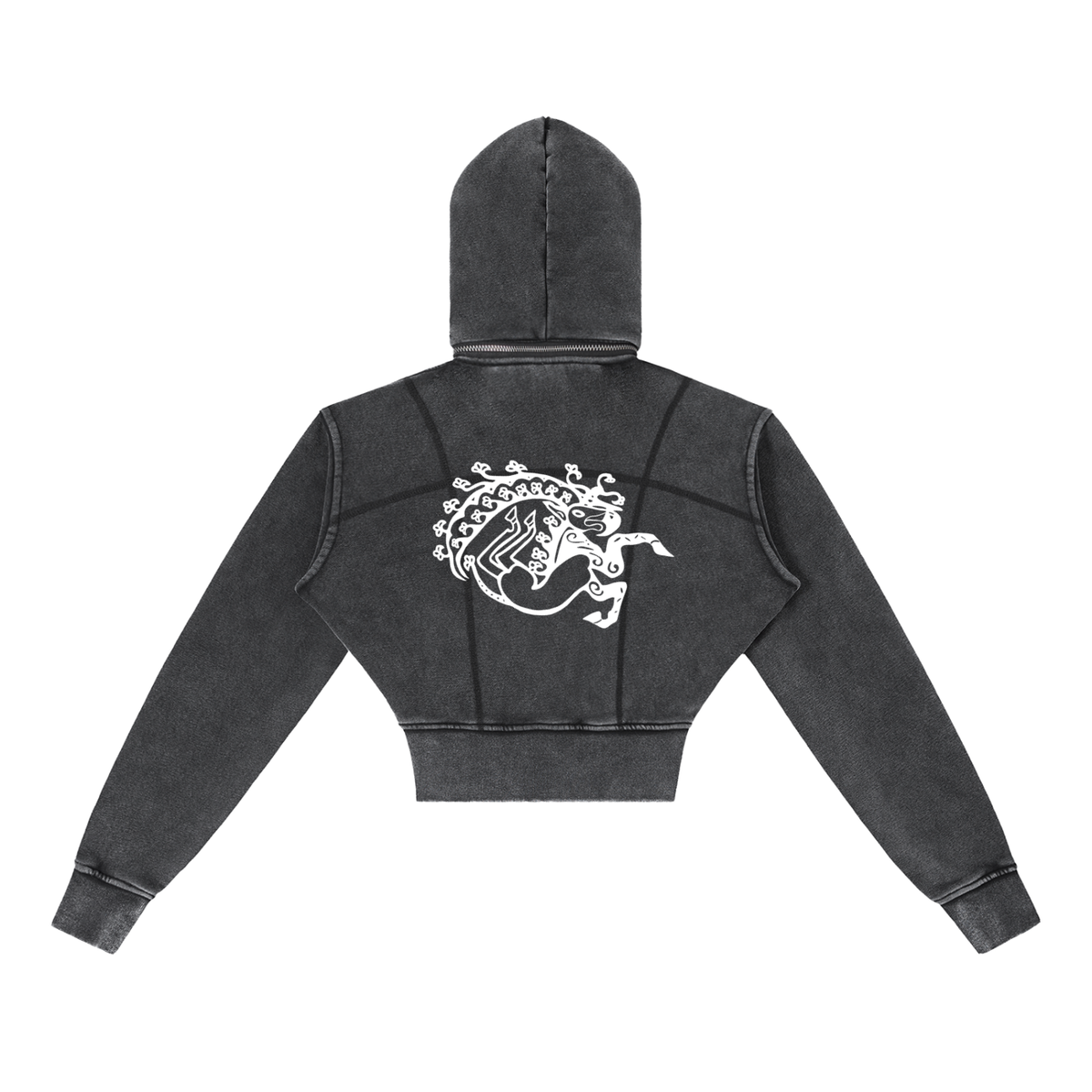 history,archaeology,goth,alt,punk,sweater,croptop,zipper,ziphoodie