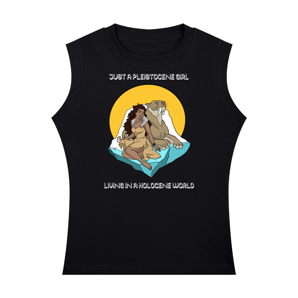 blackshirt,pleistocene,history,archaeology,girl,pinup,women,womens,tanktop,redshirt,purpleshirt,tank,archeology,iceage,funny,academic,feminist,feminism,evolution