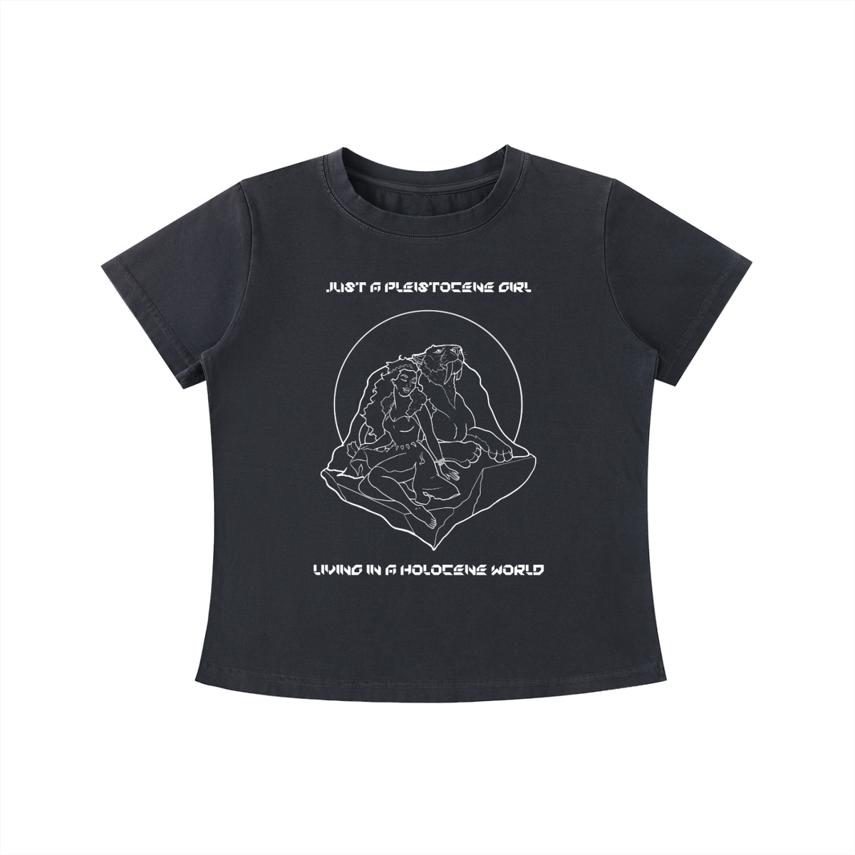 blackshirt,womens,womenshirt,shirt,history,pinup,feminism,archaeology,handdrawn,funny,academic,front