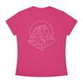pinkshirt,witch,handdrawn,lineart,pleistocene,holocene,archaeology,history,women,feminism,tshirt,shirt,pinup,front